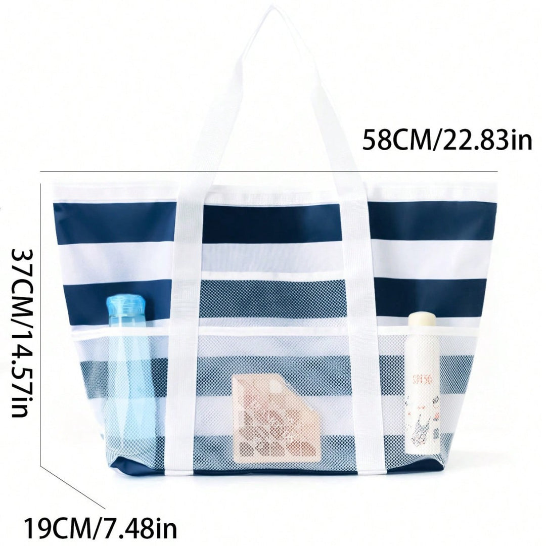Large Beach Bag Made of Breathable Mesh Material Bowlift