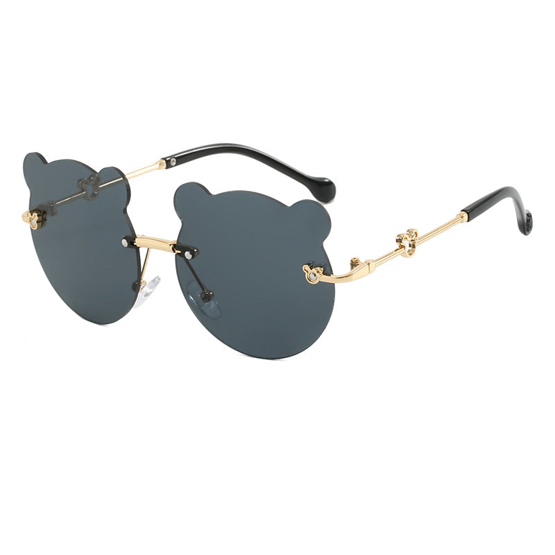 Ladies playful sunglasses with cute bear motif Bowlift