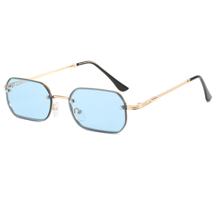 Women's stylish octagonal sunglasses with luxurious metal frame Bowlift