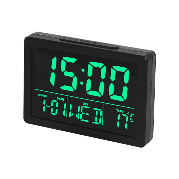 Digital Multifunctional Alarm Clock with Temperature and Date Display Bowlift