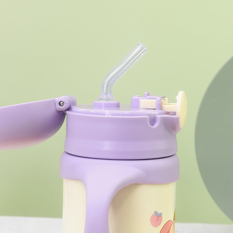 Ladies Insulated Children’s Water Bottle in Playful Animal Design Bowlift