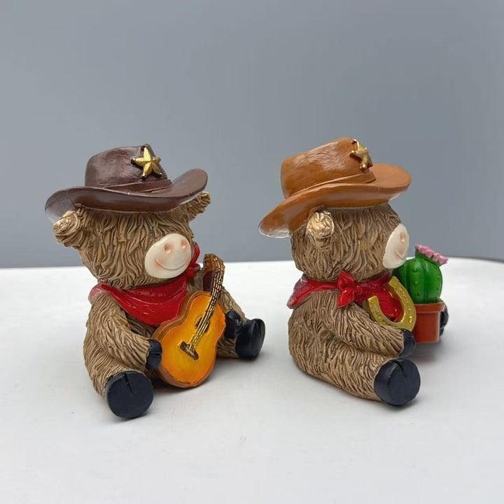 Decorative Cowboy Figure Bowlift