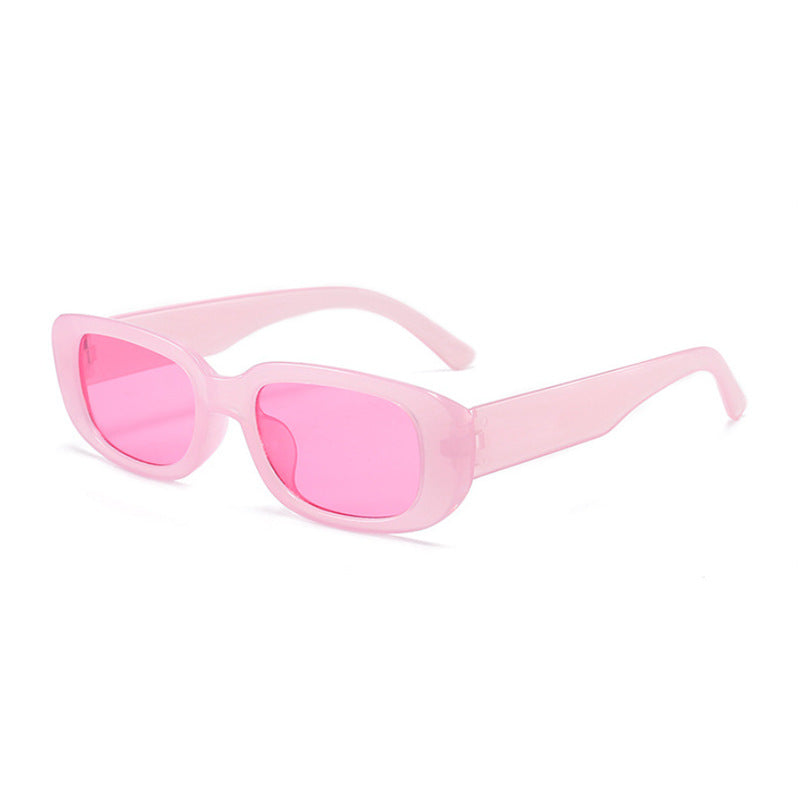 Women's fashionable rectangular sunglasses with adjustable nose pads Bowlift