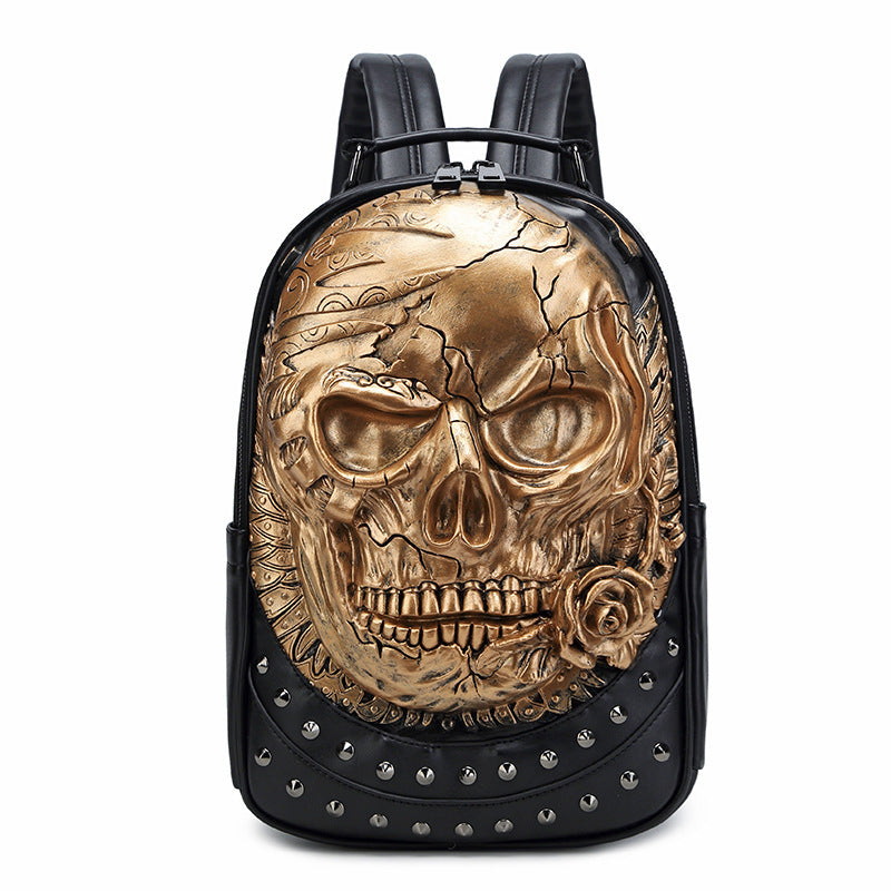 Stylish backpack with skull design Bowlift