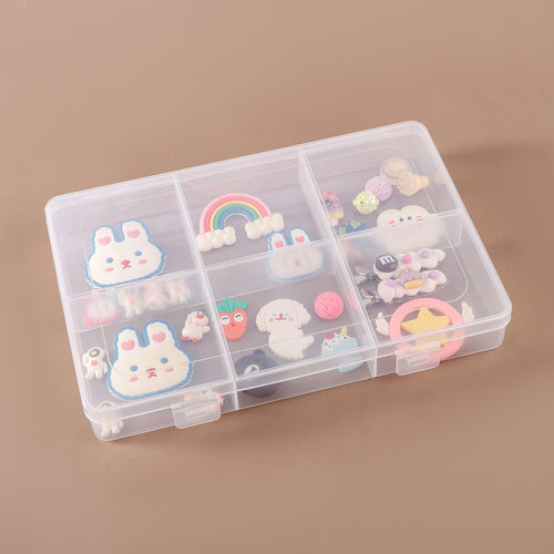 Multi-Compartment Transparent Organizer Box Bowlift