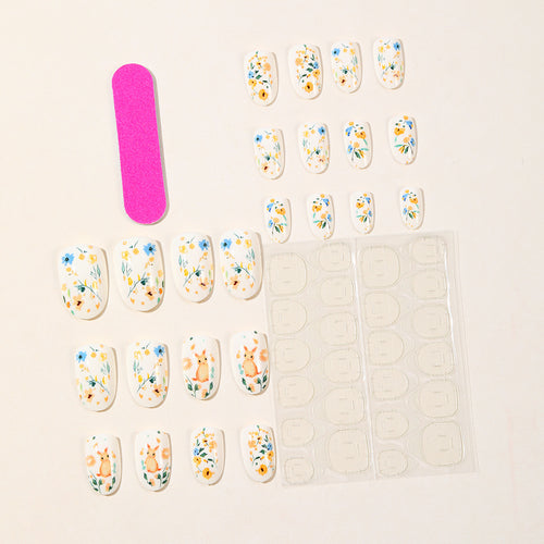 Artistic Floral 3D Nail Art Bowling Extensions Bowlift