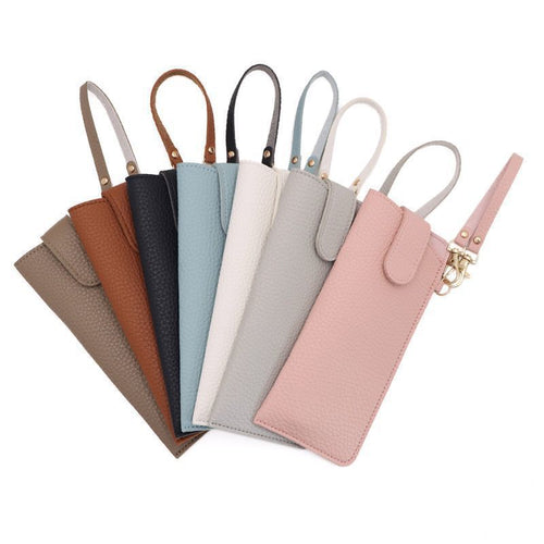 Elegant Leather Eyewear Case Bowlift