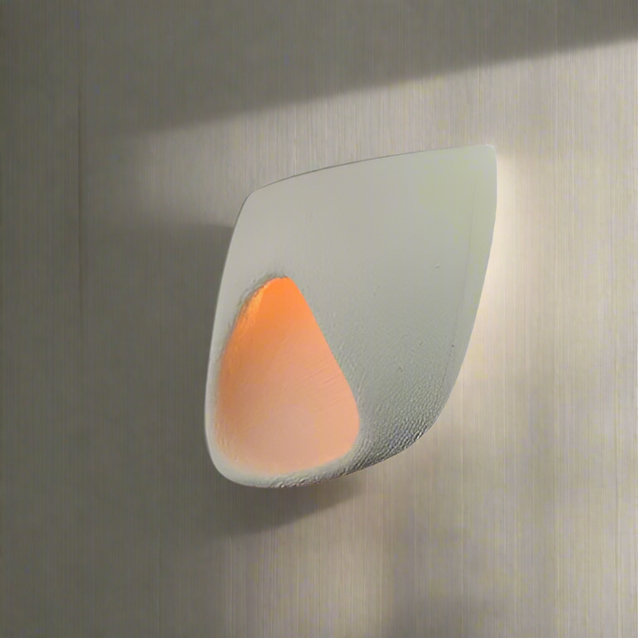BowLift | Wall lamp made of Polystyrene in Wabi-Sabi Style