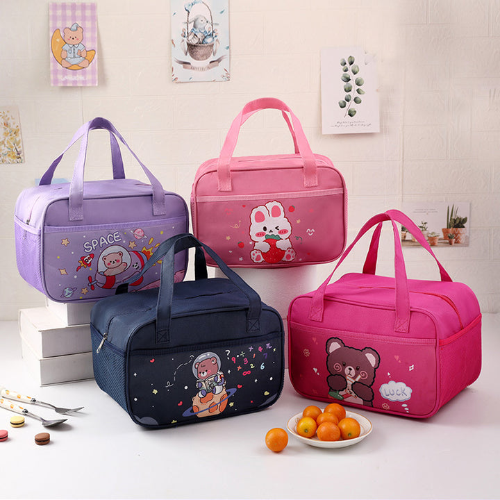 Insulated Kids' Lunch Bag with Cute Bear Design Bowlift