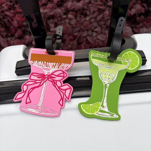 Martini-Themed Luggage Tag Bowlift