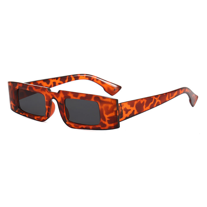 Ladies Fashion Square Sunglasses with Animal Print Bowlift