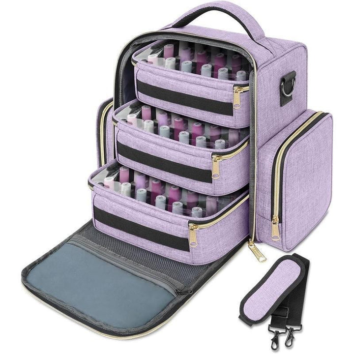 Practical cosmetic bag with multiple compartments Bowlift
