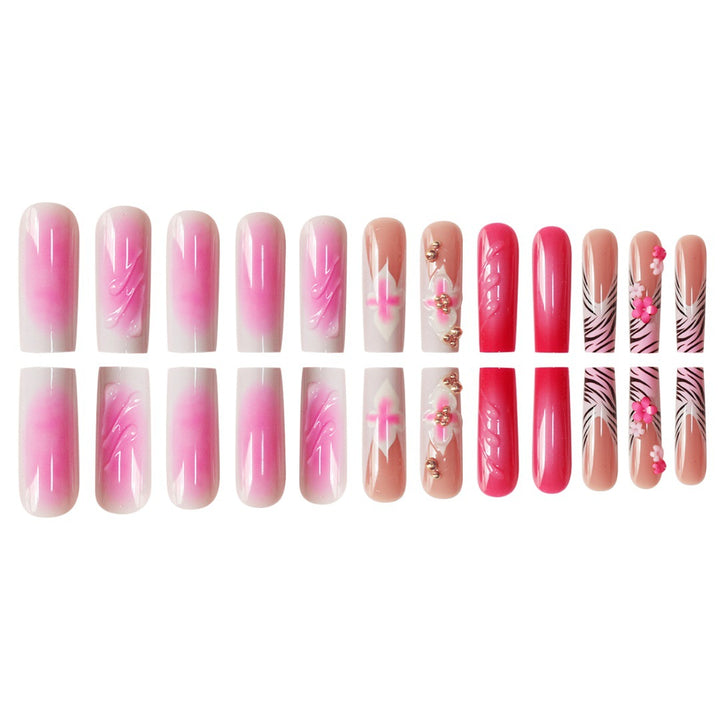 Floral 3D Nail Art Extensions Bowlift