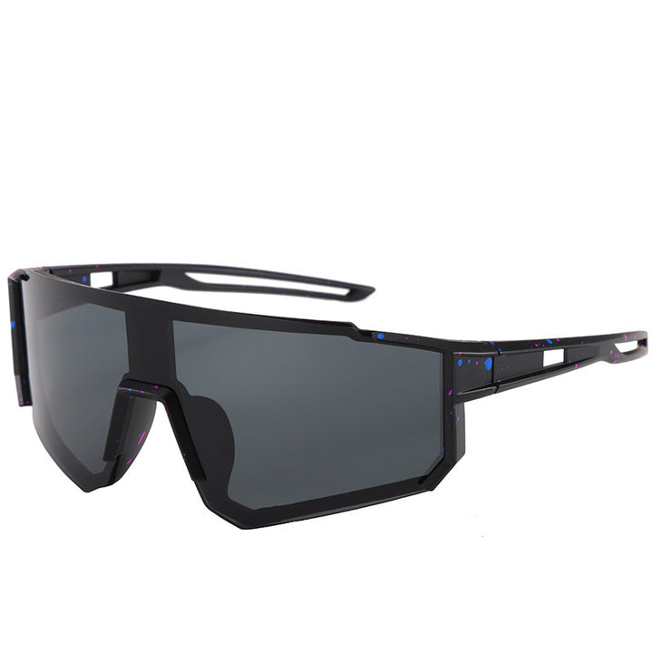 Men's Futuristic Oversized Shield Sunglasses Bowlift