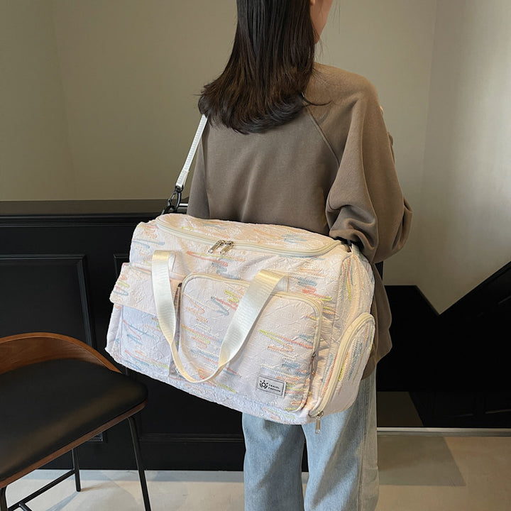 Fashionable Sport Duffel Bag With Versatile Compartments Bowlift