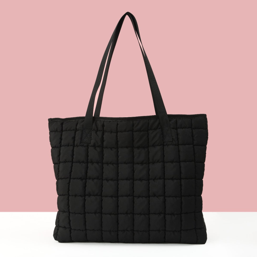 Multifunctional Quilted Tote Bag Bowlift