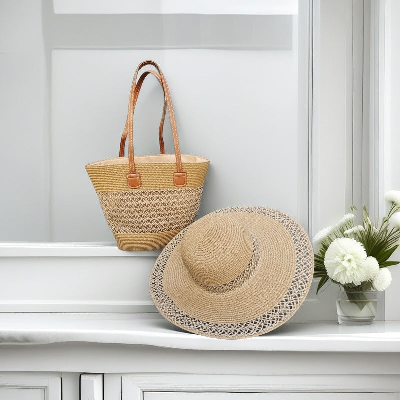 Beach bag with colorful stripes Bowlift