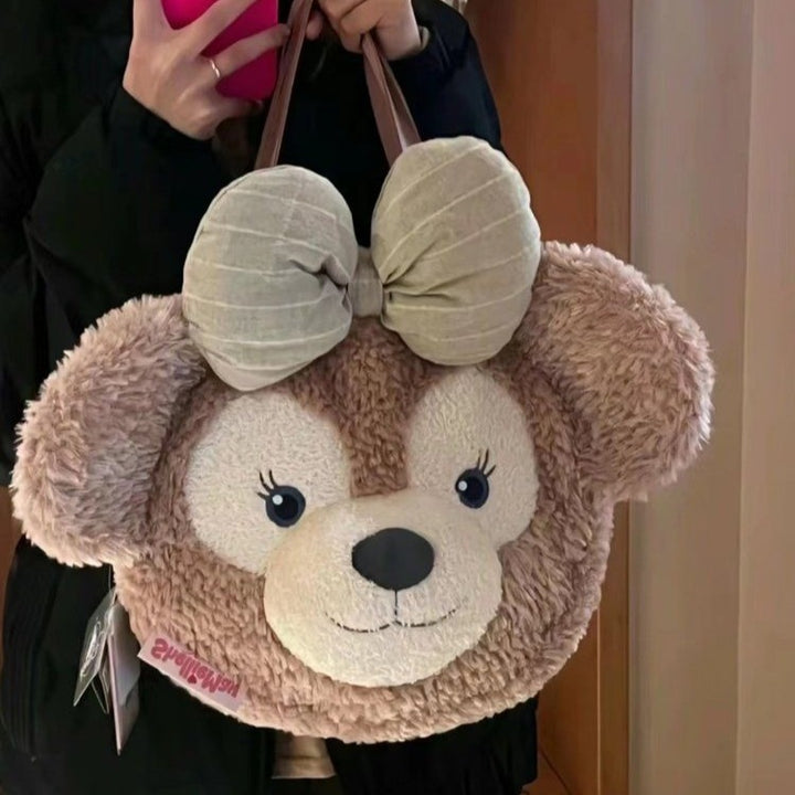 Plush handbag with bear head design Bowlift