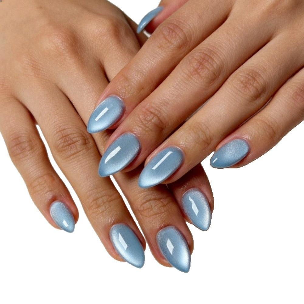 Stiletto Press-On Nail Set with Glossy Gradient Finish Bowlift