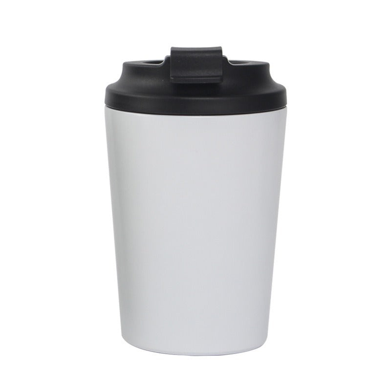 Women insulated coffee cup with ergonomic lid Bowlift