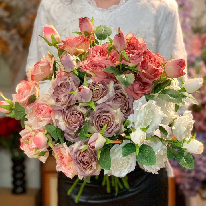 Elegant Faux Rose Stem