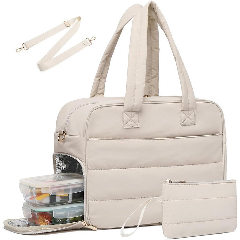Insulated Lunch Tote Bag with Removable Cooler Bowlift