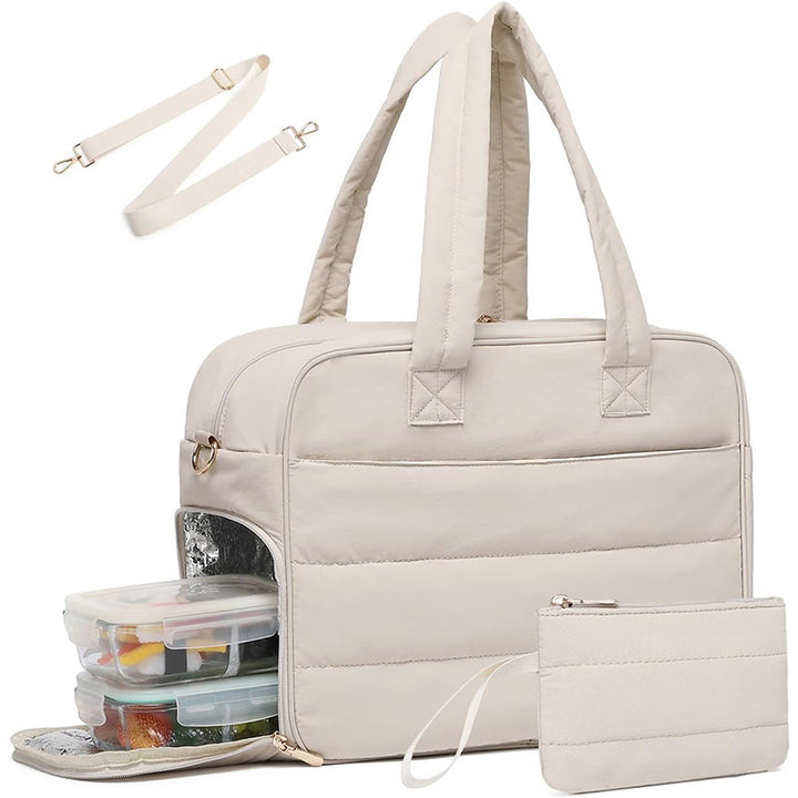 Insulated Lunch Tote Bag with Removable Cooler Bowlift