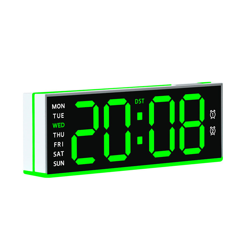 Digital Alarm Clock with Multifunctional Display Bowlift