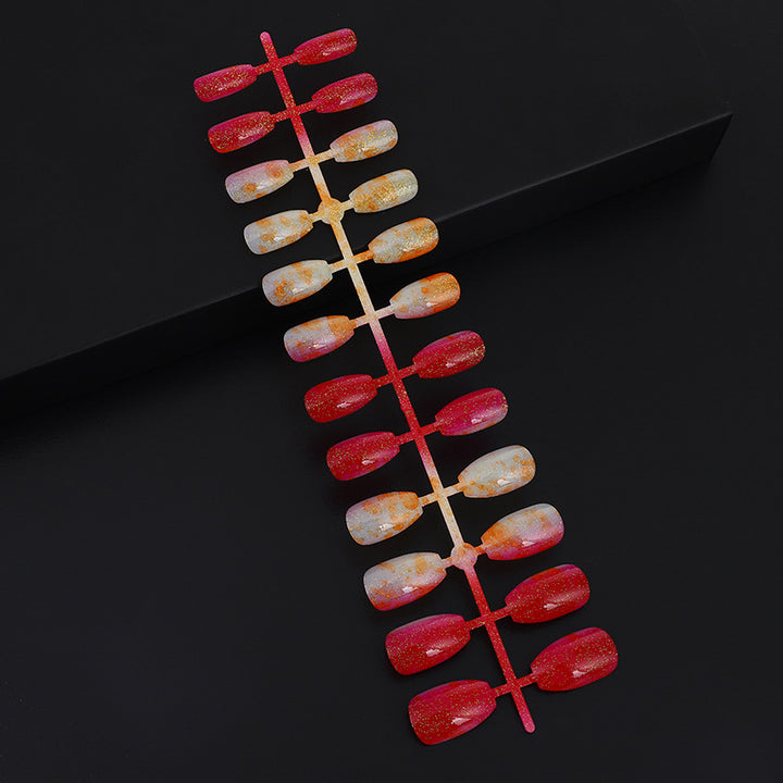 Luxury glitter design artificial nails Bowlift