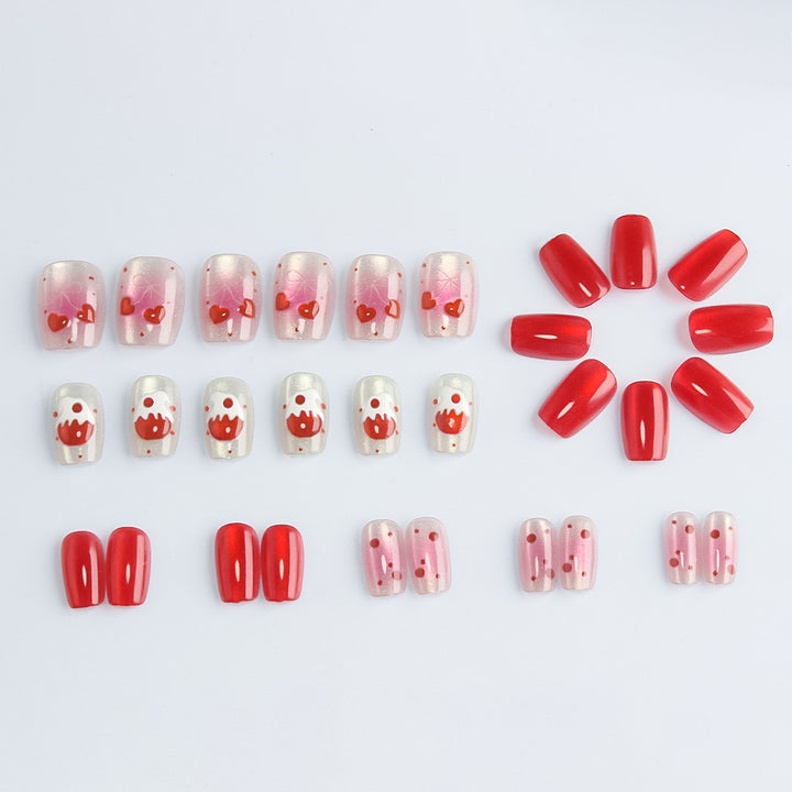 Decorative Themed Press-On Nail Set Bowlift
