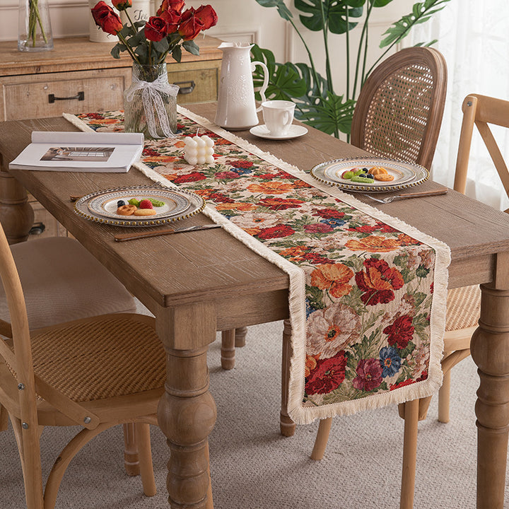 Geometric Pattern Bohemian Table Runner