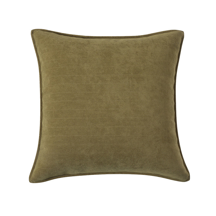 Textured Herringbone Decorative Cushion