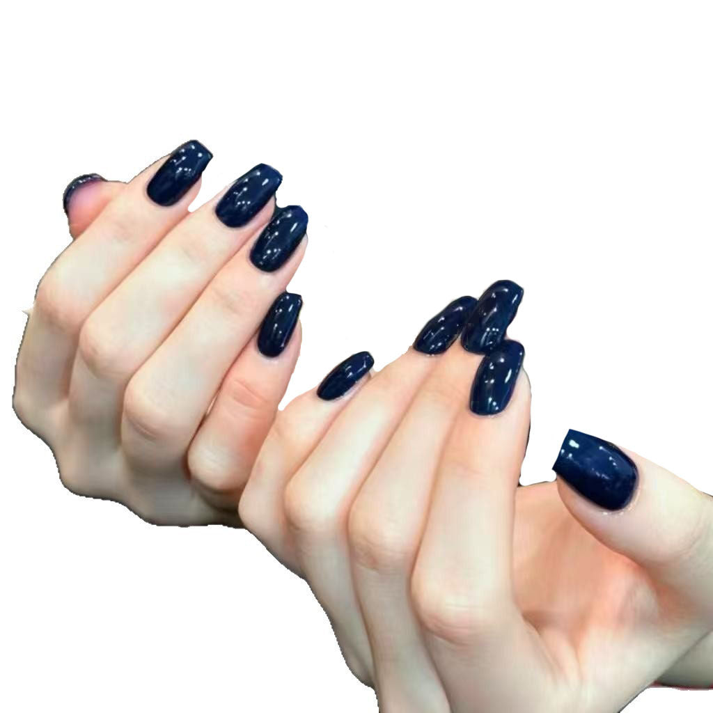 Stylish Glossy Long Press-On Nail Set Bowlift