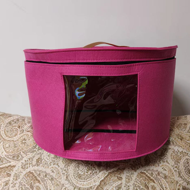 Practical storage basket with viewing window Bowlift