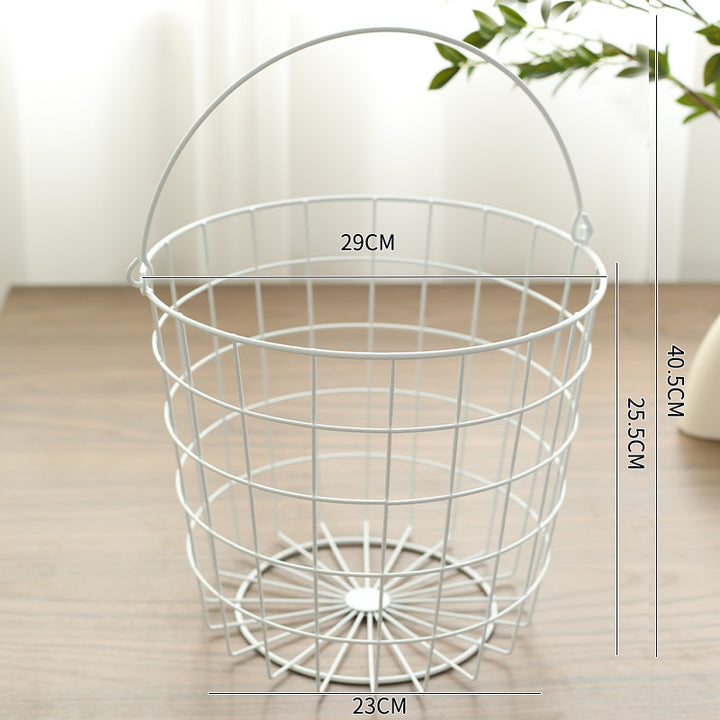 Unisex wire basket with ergonomic carrying lid Bowlift