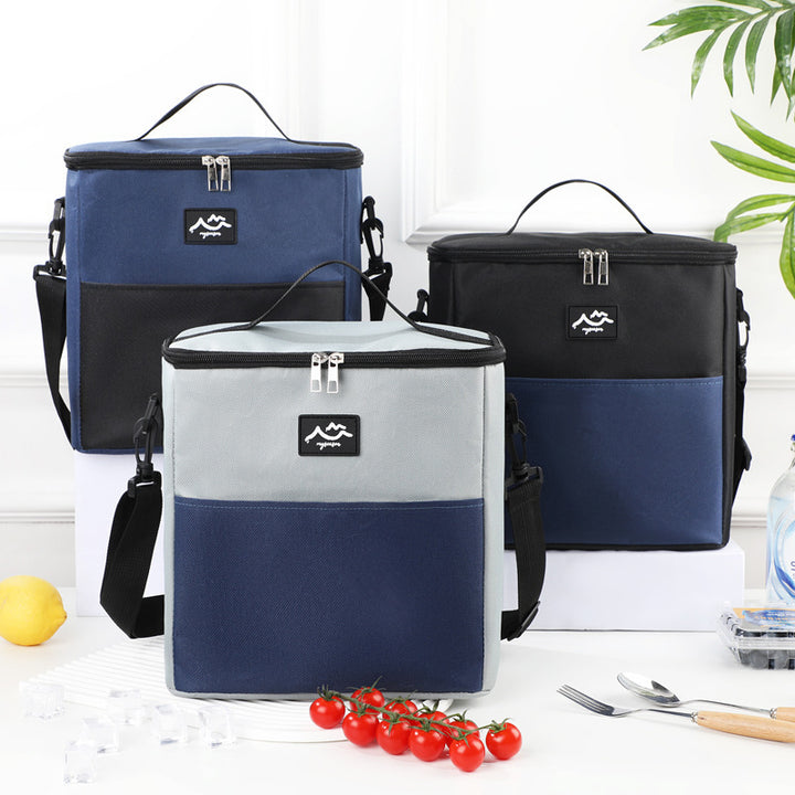 Insulated Floral Pattern Lunch Carrier