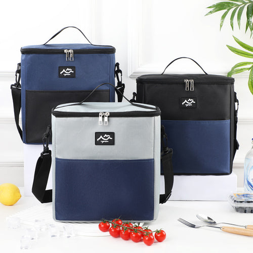 Insulated Floral Pattern Lunch Carrier