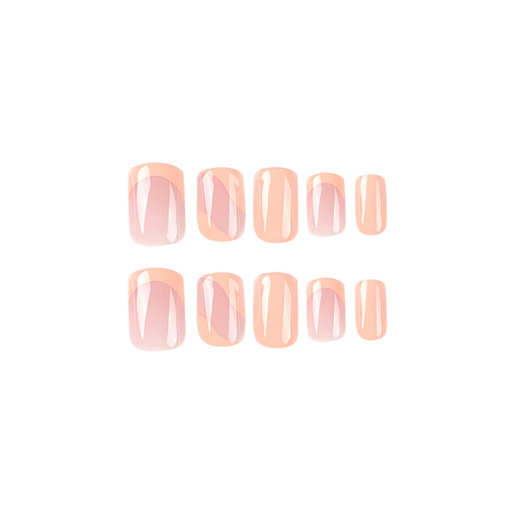Gel Nails with Elegant Design Bowlift
