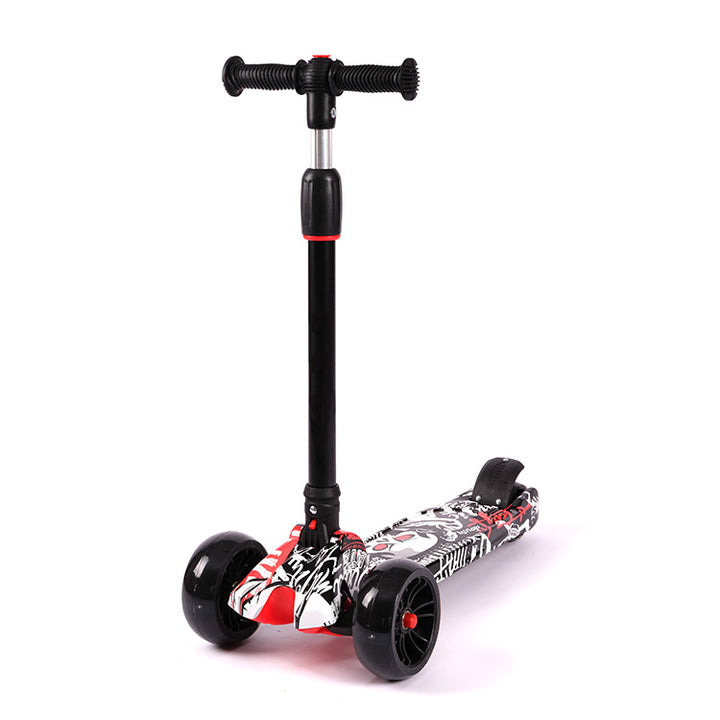 Colorful Graphic Kick Scooter Bowlift
