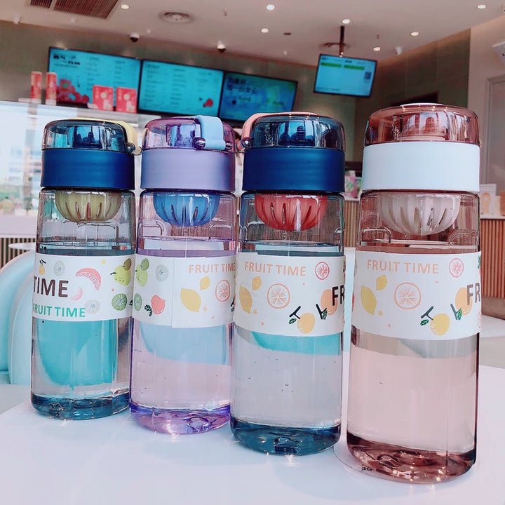 Women's reusable infuser bottle with fruity design Bowlift
