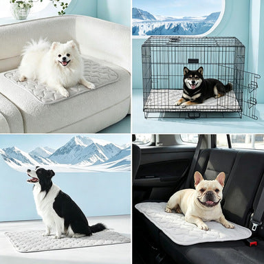 Unisex nan cooling quilted dog mat with non-slip bottom Bowlift
