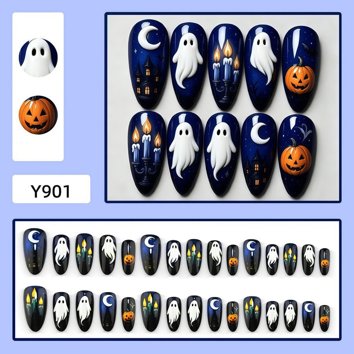 Creative Halloween Nail Art Bowlift