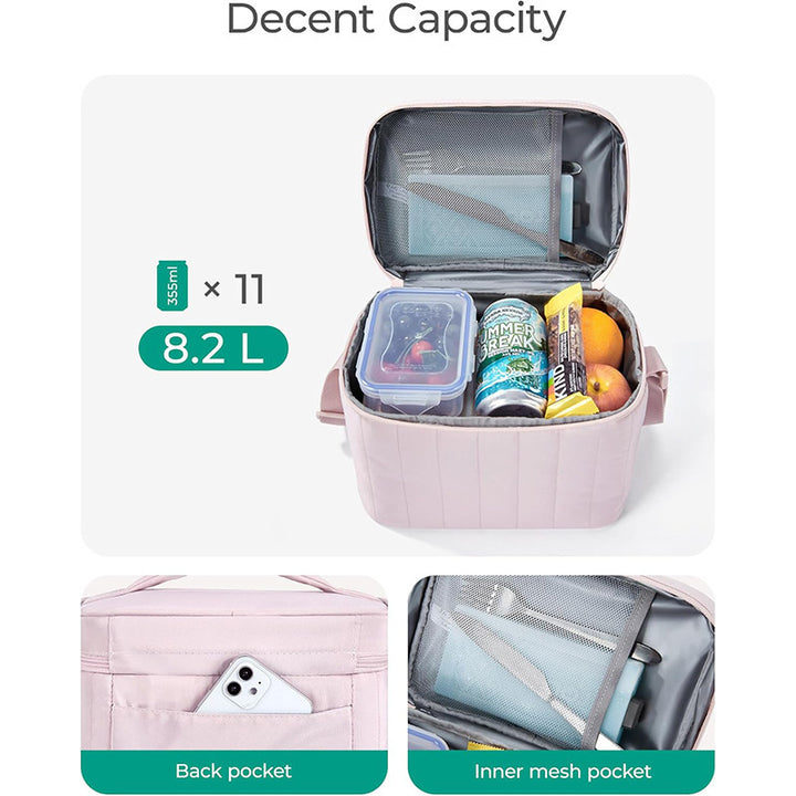 Insulated lunch and cooler bag with durable carrying handle Bowlift