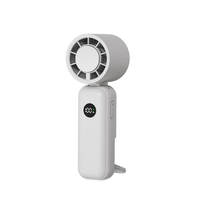 Ladies portable hand fan with digital display Bowlift