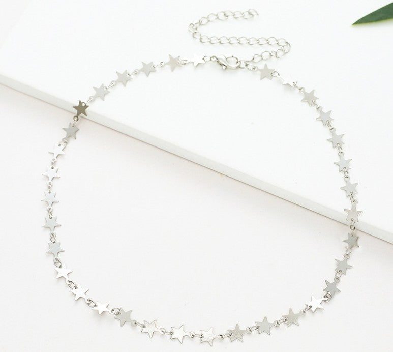 Star Motif Chain Necklace Bowlift
