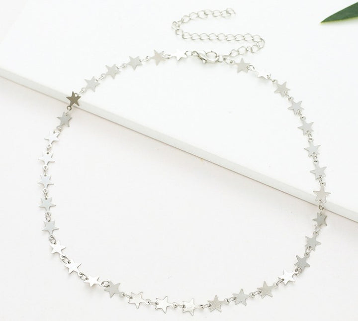 Star Motif Chain Necklace Bowlift