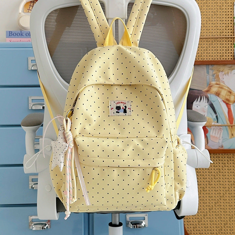Polka Dot Design Backpack