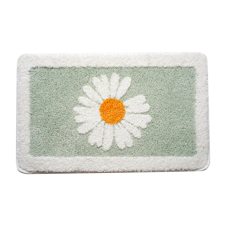 Decorative Floral Bath Mat Bowlift
