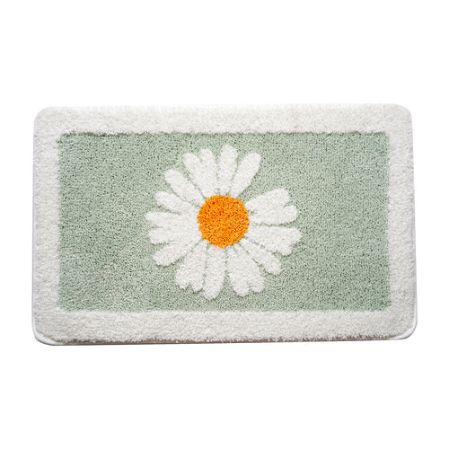 Decorative Floral Bath Mat Bowlift