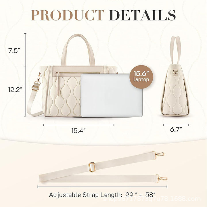 Fashionable and Elegant Shoulder Bag with Textured Design Bowlift